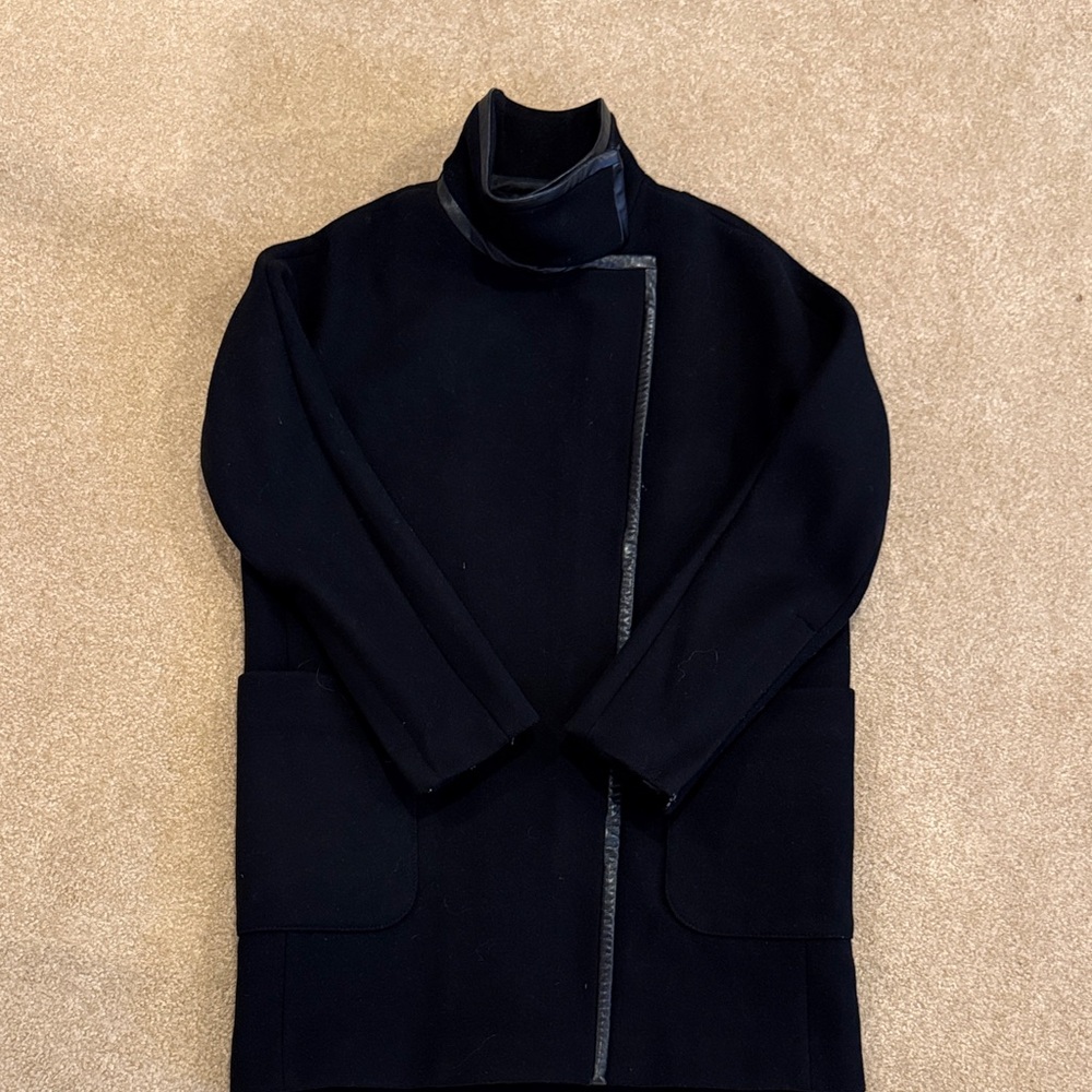 Madewell funnelneck coat